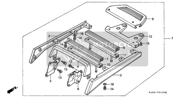 934010601208, BOLT-WASHER, 6X12, Honda, 1